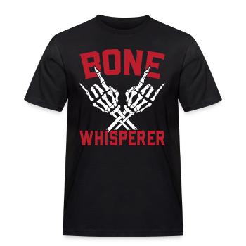 Knochenflüsterer Anthropologie Anthropologe Fossil - Männer Workwear T-Shirt - Schwarz - Vorne - AI Model Male 178 light (178cm)