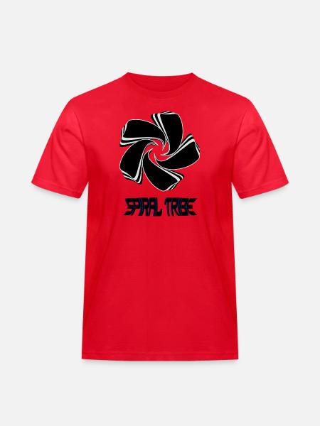 Spiral Tribe - Men's Workwear T-Shirt - red