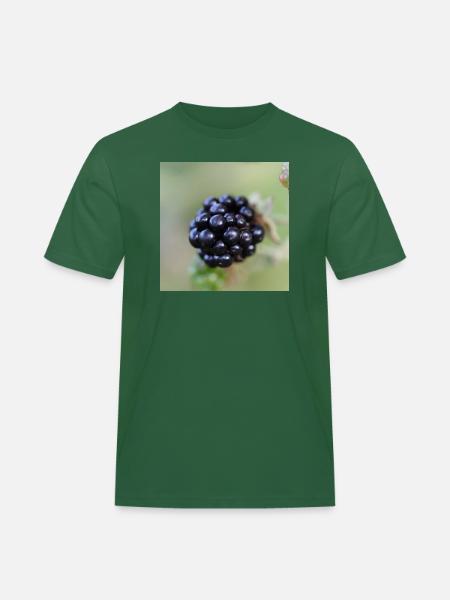 Brombeere Brombeeren Beeren Früchte - Männer Workwear T-Shirt - Flaschengrün