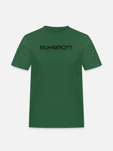 Ruhrpott - Männer Workwear T-Shirt - Flaschengrün