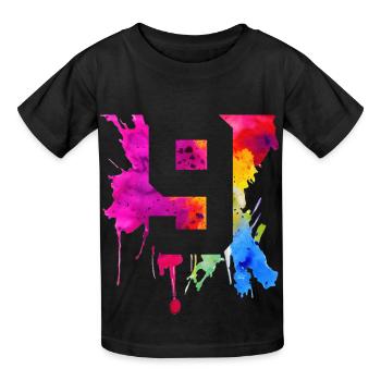 9 JAHRE 9. GEBURTSTAG - Kinder T-Shirt von Russell - Schwarz - Vorne - AI Model Kid Male (0cm)