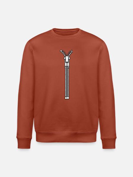 Zipper - Stanley/Stella Unisex Bio-Sweatshirt ROLLER - Terrakotta