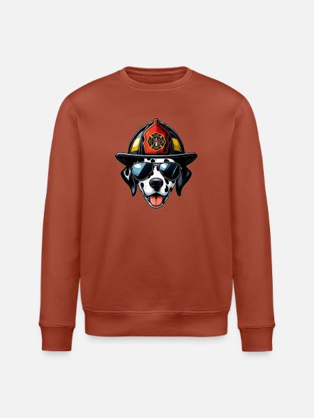 Dalmatiens des pompiers - Sweat bio ROLLER Stanley/Stella Unisexe - terracotta