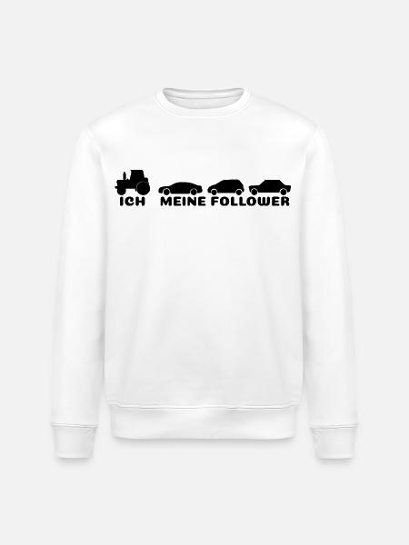 Ich meine Follower - Stanley/Stella Unisex Bio-Sweatshirt ROLLER - Weiß