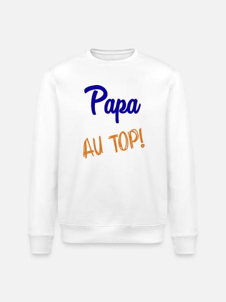 DAD - Stanley/Stella ROLLER Unisex Organic Sweatshirt - white