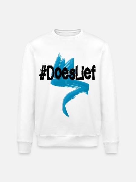 Does lief - express your heart - respect - Stanley/Stella ROLLER Unisex Organic Sweatshirt - white