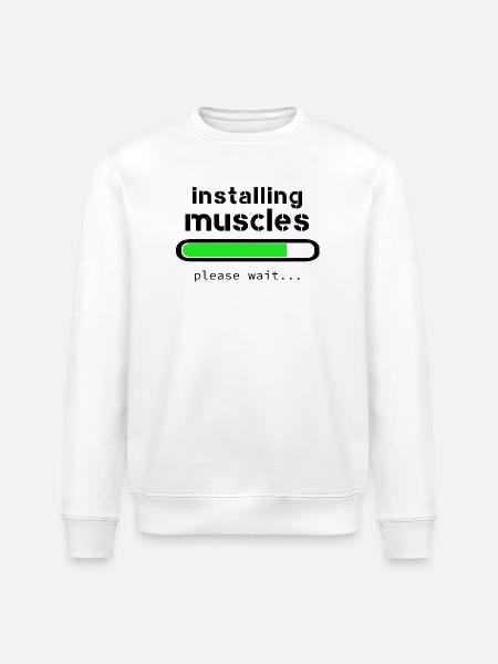 Installing muscles - Sweat bio ROLLER Stanley/Stella Unisexe - blanc