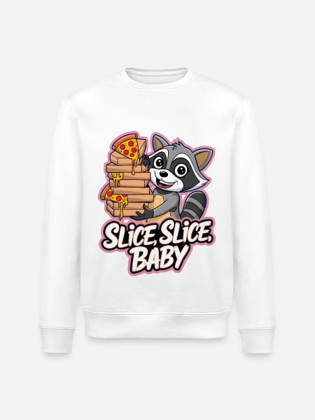 Tranche, Tranche, Bébé - Sweat bio ROLLER Stanley/Stella Unisexe - blanc