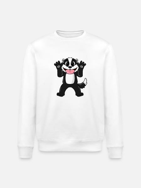 Badger - Stanley/Stella ROLLER Unisex Organic Sweatshirt - white