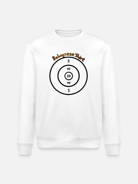 Bolognese Shit - Stanley/Stella ROLLER Unisex Organic Sweatshirt - white
