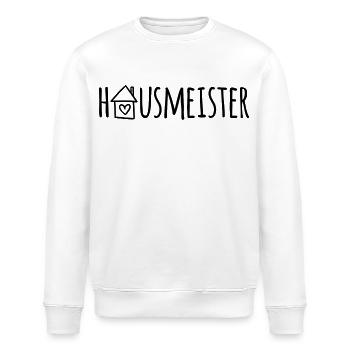 Hausmeister - Stanley/Stella Unisex Bio-Sweatshirt ROLLER - Weiß - Vorne - Nik (191cm)