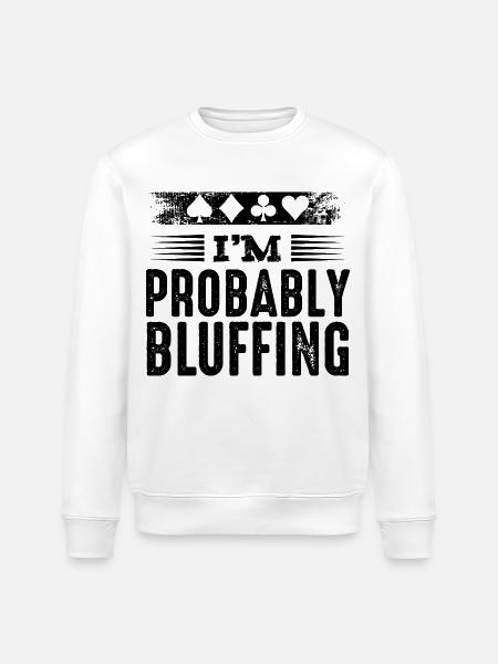 Poker - Stanley/Stella ROLLER Unisex Organic Sweatshirt - white