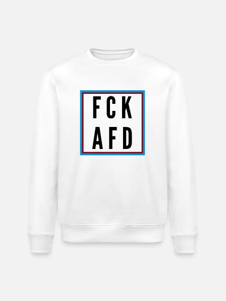 AFD Nein Danke! - Stanley/Stella Unisex Bio-Sweatshirt ROLLER - Weiß