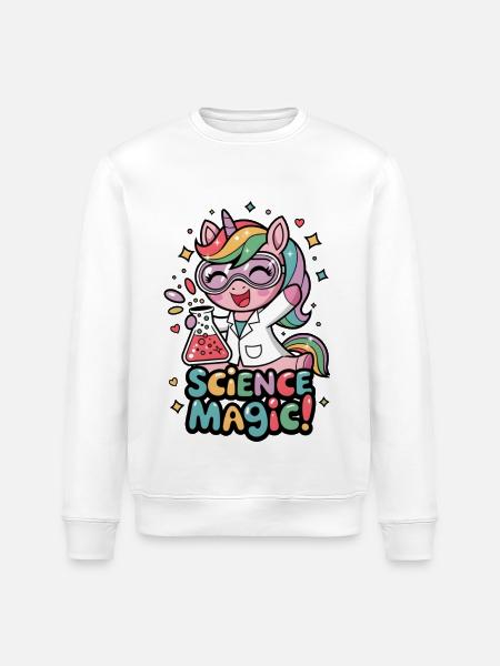 Science Magic! - Stanley/Stella ROLLER Unisex Organic Sweatshirt - white