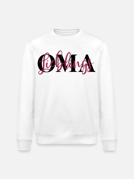 Lieblingsoma Oma - Stanley/Stella Unisex Bio-Sweatshirt ROLLER - Weiß