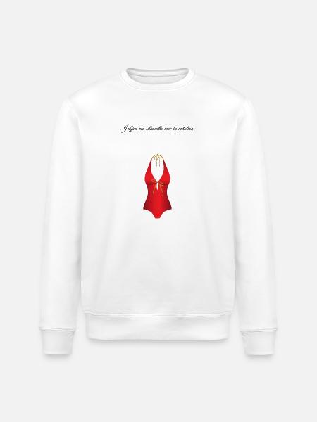 La piscine 1 - Sweat bio ROLLER Stanley/Stella Unisexe - blanc