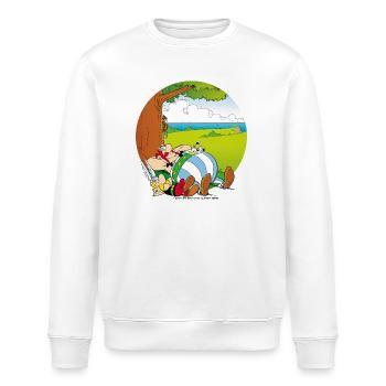 Astérix & Obélix Font Une Sieste - Sweat bio ROLLER Stanley/Stella Unisexe - blanc - Devant - Nik (191cm)