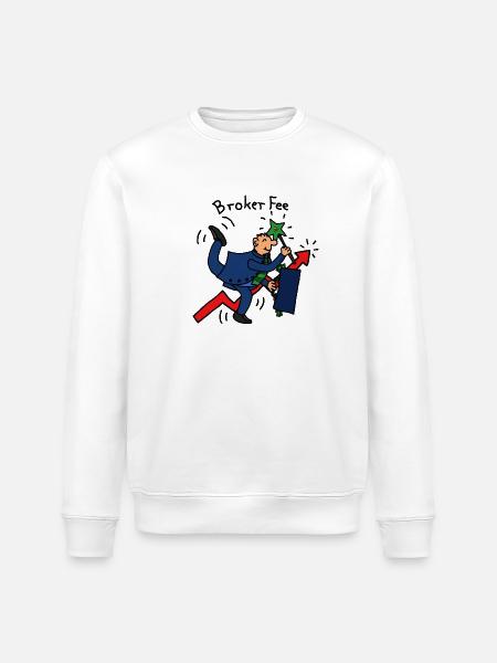 Broker Fee - Stanley/Stella Unisex Bio-Sweatshirt ROLLER - Weiß