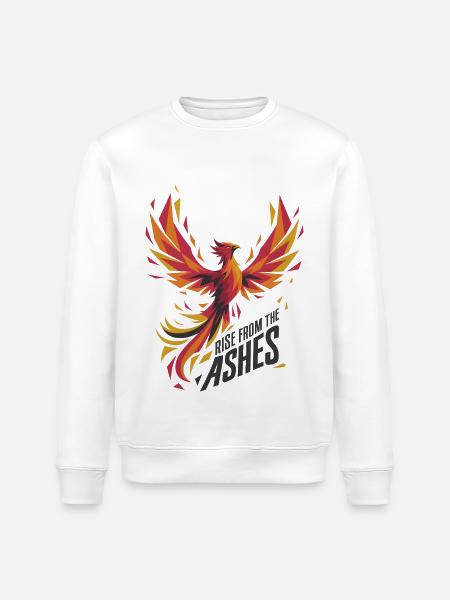 Rise From The Ashes - Stanley/Stella ROLLER Unisex Organic Sweatshirt - white