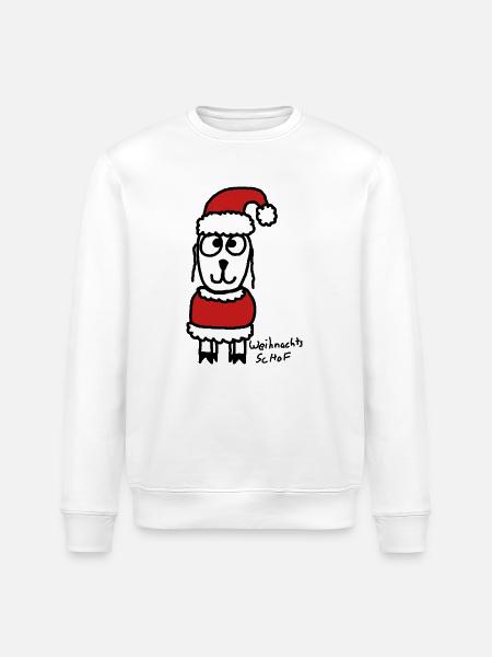 Weihnachts ScHoF - Stanley/Stella Unisex Bio-Sweatshirt ROLLER - Weiß