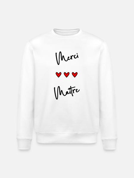 MASTER. MASTER - Stanley/Stella ROLLER Unisex Organic Sweatshirt - white