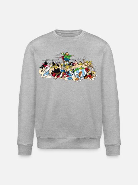 Astérix - Attaque! - Sweat bio ROLLER Stanley/Stella Unisexe - gris chiné