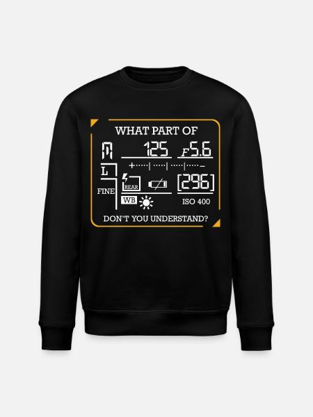 photographer - Stanley/Stella ROLLER Unisex Organic Sweatshirt - black
