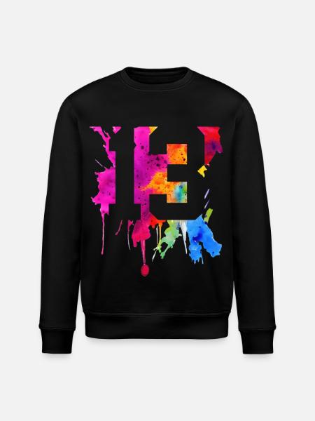 13 ANS 13E ANNIVERSAIRE - Sweat bio ROLLER Stanley/Stella Unisexe - noir