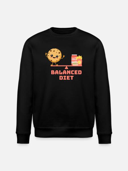 équilibré cookie fastfood Régime - Sweat bio ROLLER Stanley/Stella Unisexe - noir