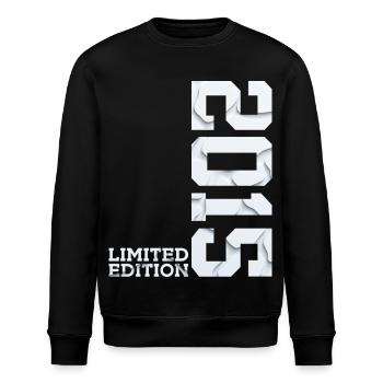 11. GEBURTSTAG LIMITED EDITION 2015 - Stanley/Stella Unisex Bio-Sweatshirt ROLLER - Schwarz - Vorne - Nik (191cm)