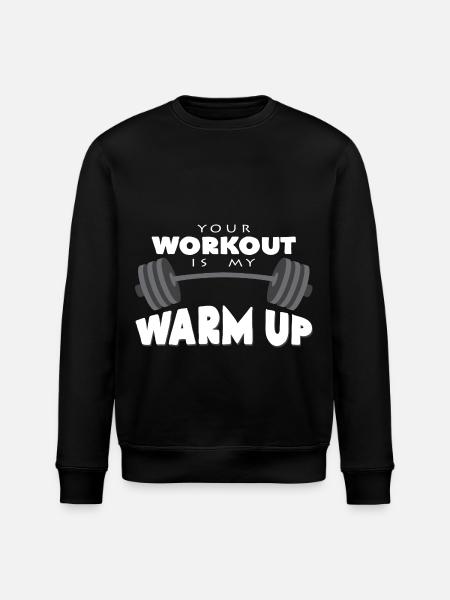 dumbbell - Stanley/Stella ROLLER Unisex Organic Sweatshirt - black