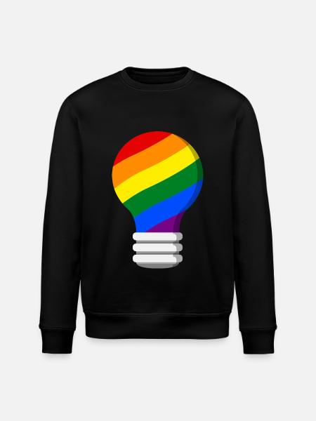 Gay Pride - Stanley/Stella ROLLER Unisex Organic Sweatshirt - black