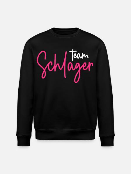 Team Schlager - Stanley/Stella Unisex Bio-Sweatshirt ROLLER - Schwarz