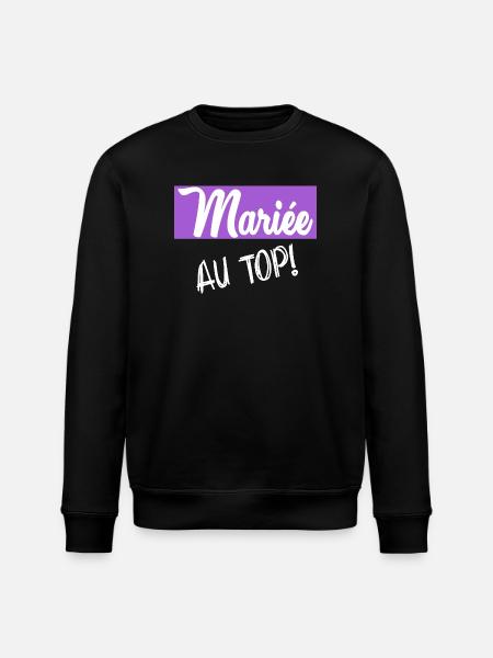 Bachelorette party. WEDDING - Stanley/Stella ROLLER Unisex Organic Sweatshirt - black