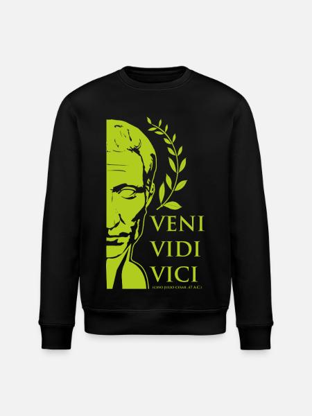 César vert - Sweat bio ROLLER Stanley/Stella Unisexe - noir