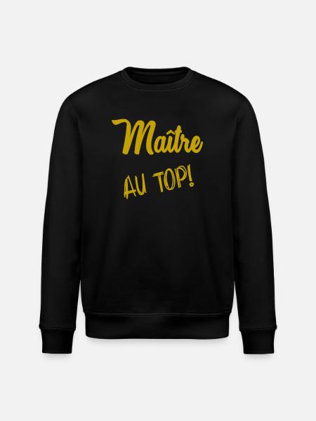 MASTER. MASTER - Stanley/Stella ROLLER Unisex Organic Sweatshirt - black