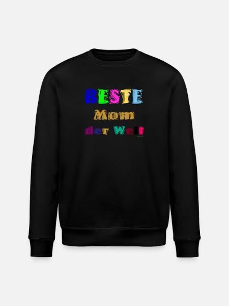 Beste Mutter der Welt - Stanley/Stella Unisex Bio-Sweatshirt ROLLER - Schwarz