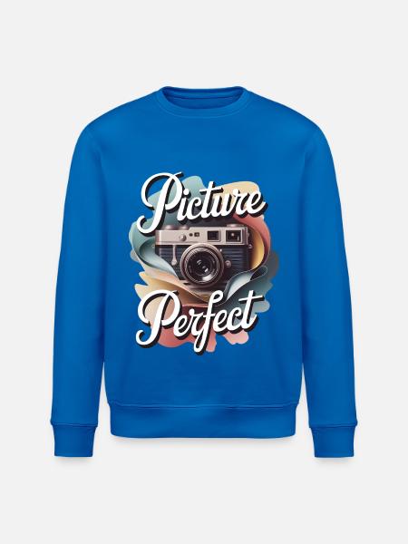 Picture Perfect - Stanley/Stella ROLLER Unisex Organic Sweatshirt - royal blue