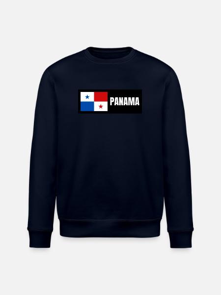 Panama Flagge - Stanley/Stella Unisex Bio-Sweatshirt ROLLER - Navy