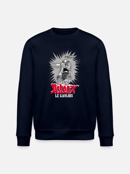 Asterix & Obelix - Asteriy Dynamics - Stanley/Stella ROLLER Unisex Organic Sweatshirt - navy