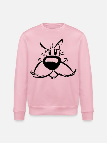 Asterix & Obelix - Idefix Kostüm - Stanley/Stella Unisex Bio-Sweatshirt ROLLER - Hellrosa