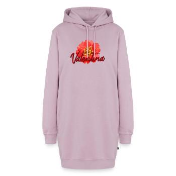 Valentina - Hoodie-Kleid - Altrosa - Vorne - AI Model Female 172 light (172cm)