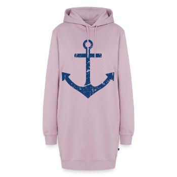 Anker - Hoodie-Kleid - Altrosa - Vorne - AI Model Female 172 light (172cm)