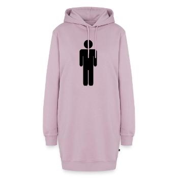 Mann - Hoodie-Kleid - Altrosa - Vorne - AI Model Female 172 light (172cm)
