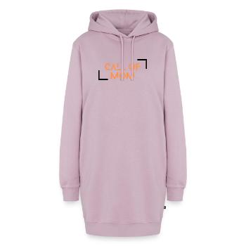 Aufruf an alle Mütter - Hoodie-Kleid - Altrosa - Vorne - AI Model Female 172 light (172cm)
