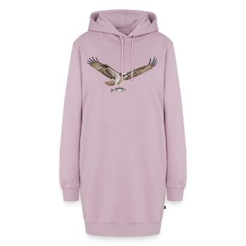 Fischadler - Hoodie-Kleid - Altrosa - Vorne - AI Model Female 172 light (172cm)