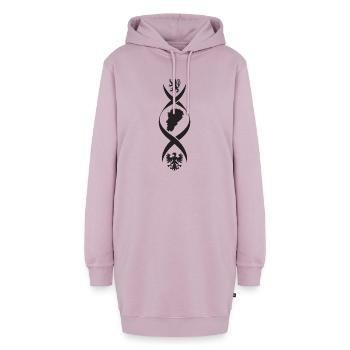 Lion Map Eagle lustiges Geschenk-T-Shirt - Hoodie-Kleid - Altrosa - Vorne - AI Model Female 172 light (172cm)