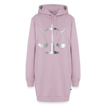 Waage - Hoodie-Kleid - Altrosa - Vorne - AI Model Female 172 light (172cm)