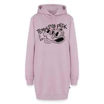 Templeton Peck Wolf - Hoodie-Kleid - Altrosa - Vorne - AI Model Female 172 light (172cm)