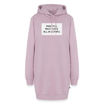 Praxis  - Hoodie-Kleid - Altrosa - Vorne - AI Model Female 172 light (172cm)